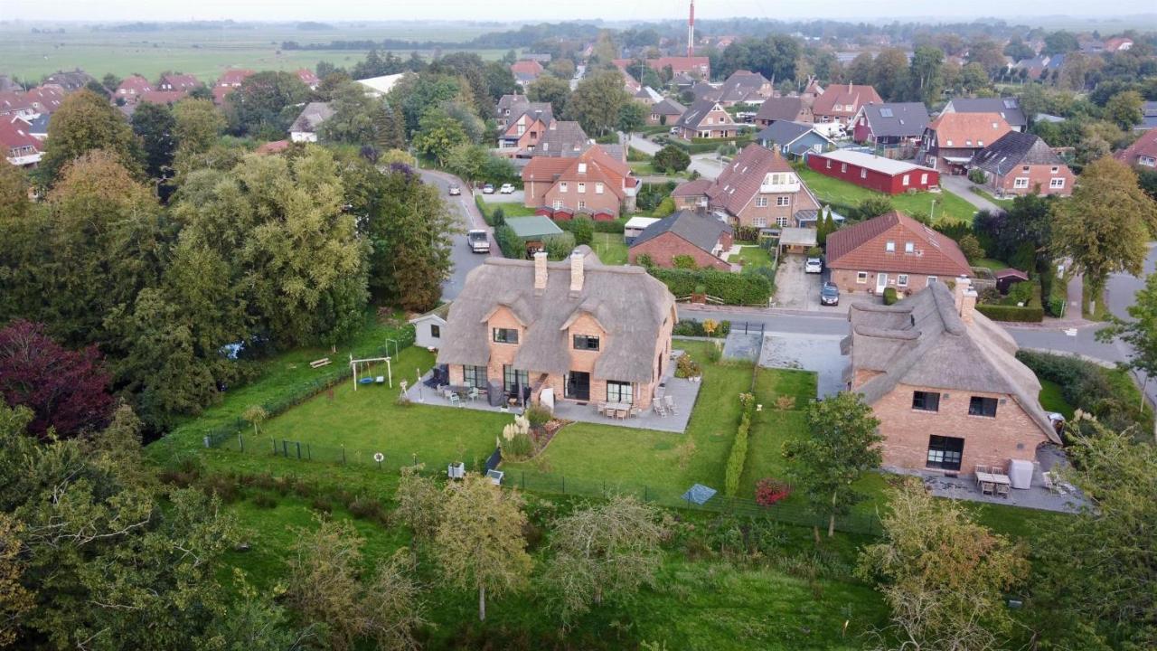 Reetdachhaus Nordstern Villa Garding Kültér fotó